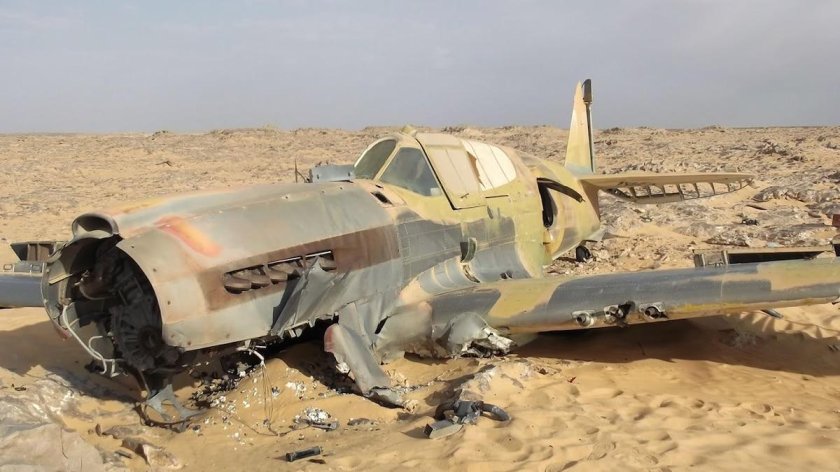 Kittyhawk p-40 в пустыне