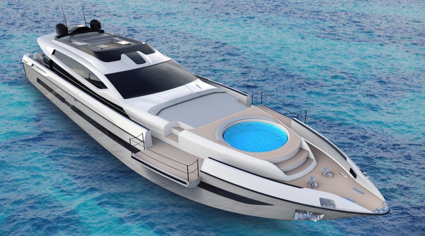 Алюминиевая яхта