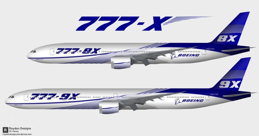 Boeing 777 9x схема
