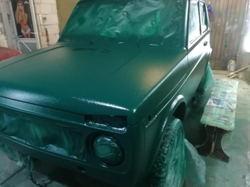 ВАЗ 2110темно зелёная Раптор