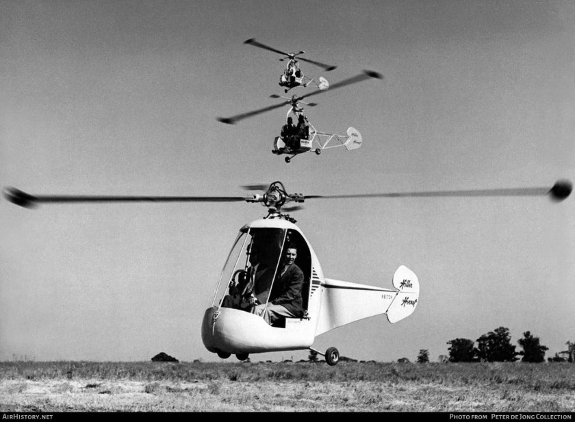 Вертолет hiller yh-32 hornet