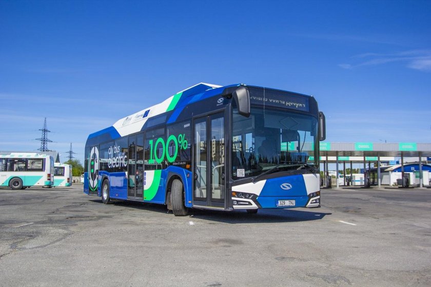 Электробусы в Таллине