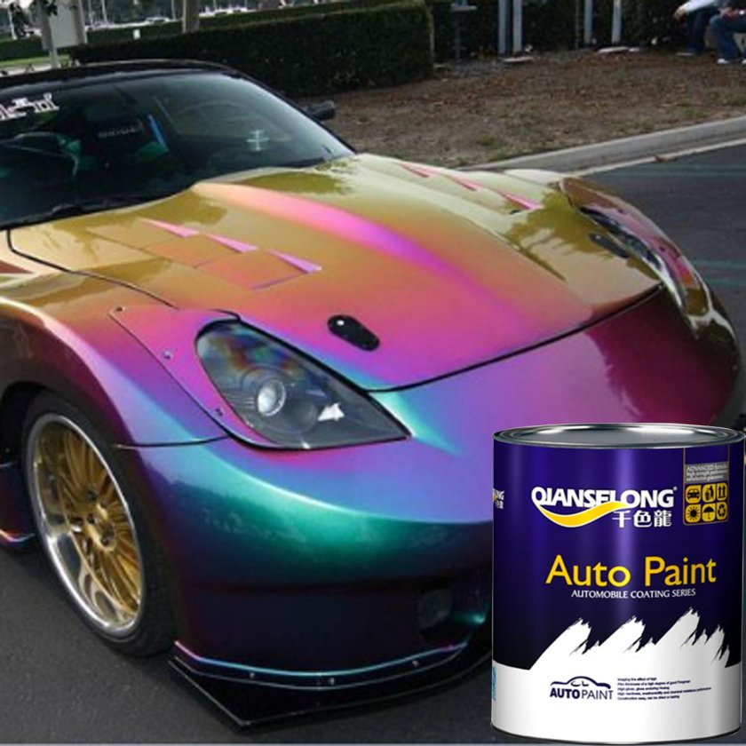 Краска хамелеон хром пигмент