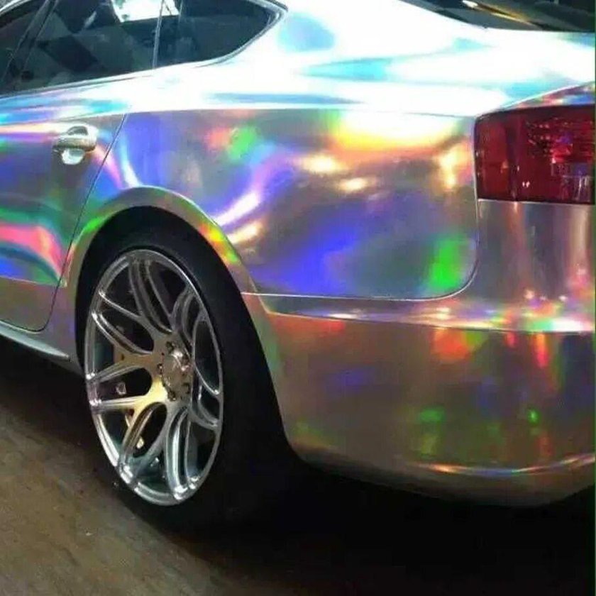 Пленка лазерный хром Аквамарин