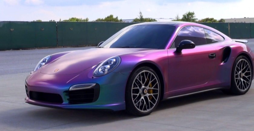 Порше 911 фиолетовый