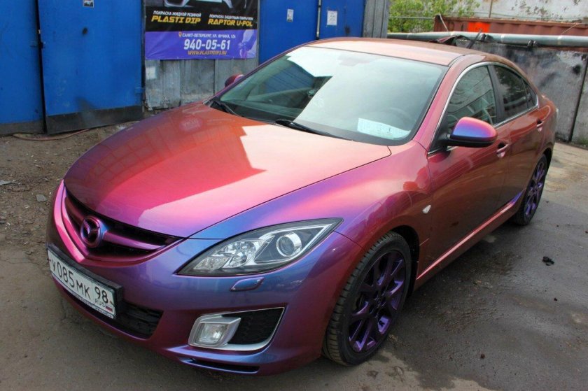 Мазда 6 GH красная