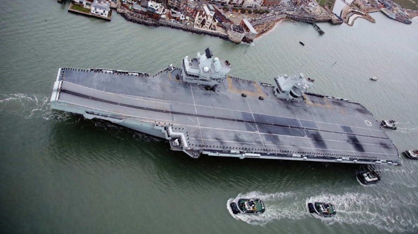 Авианосец Великобритании Queen Elizabeth