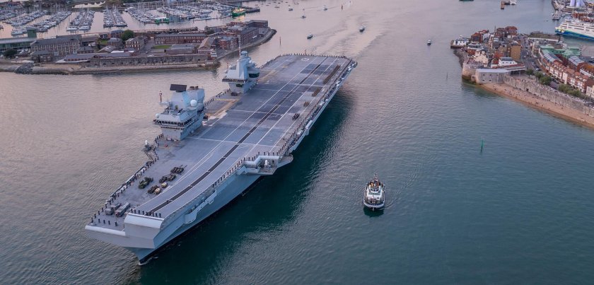 Queen Elizabeth авианосец