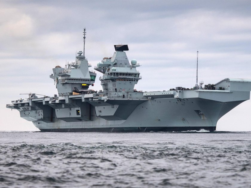 Британский авианосец «принц уэльский»