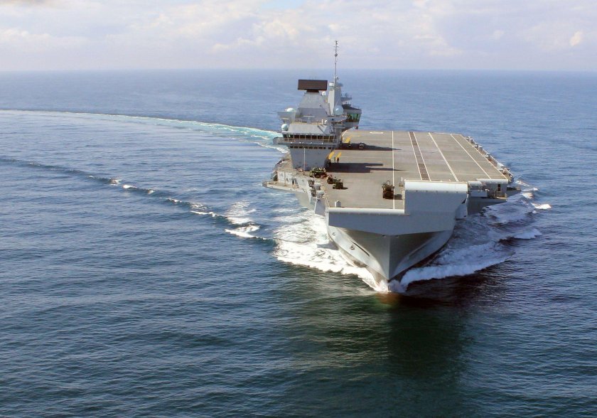 Авианосец Великобритании Queen Elizabeth