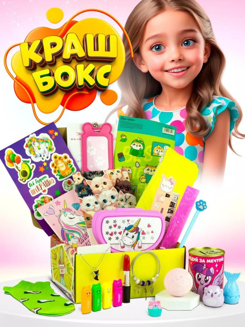 Подарочный набор для девочки бокс