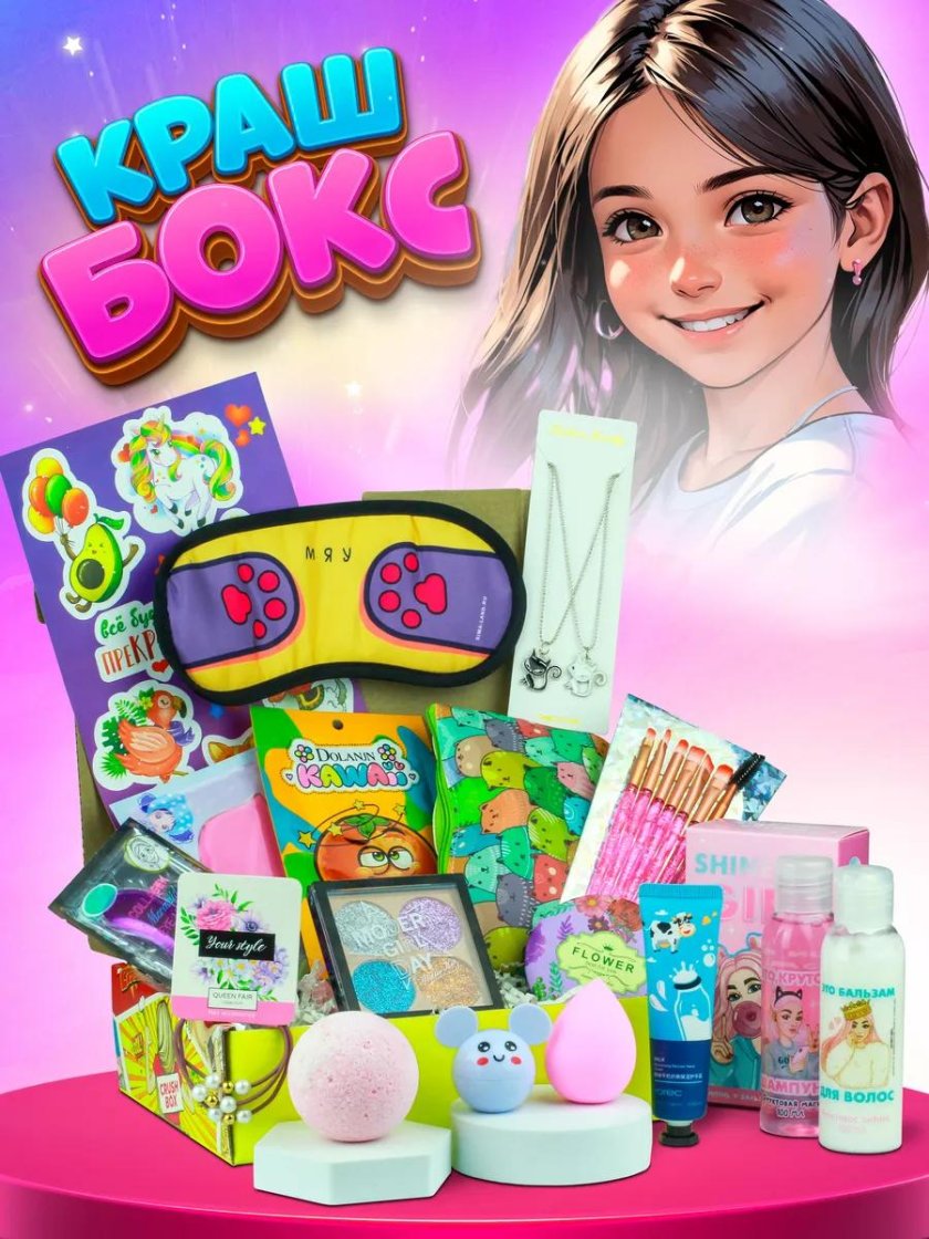 Подарочный набор для девочек бокс