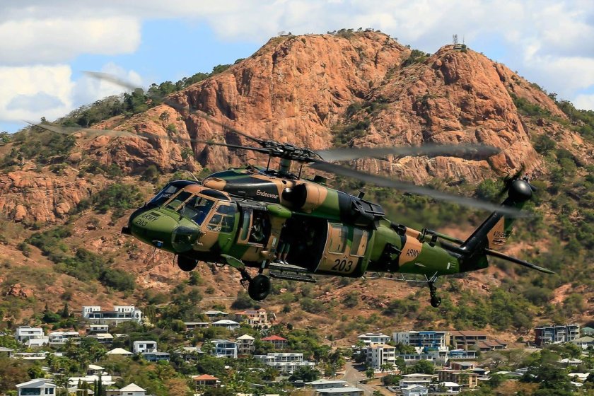 Black hawk helicopter