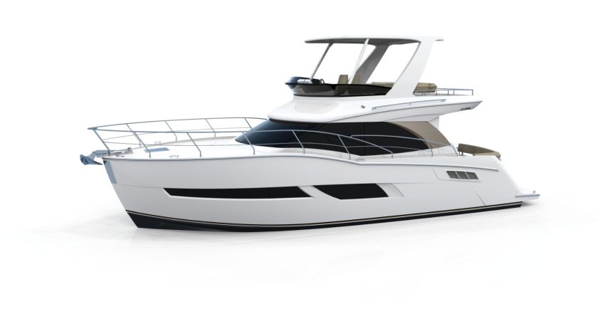 Яхта на белом фоне