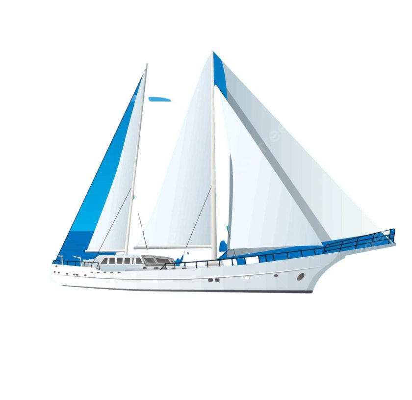 Парусник яхта вектор