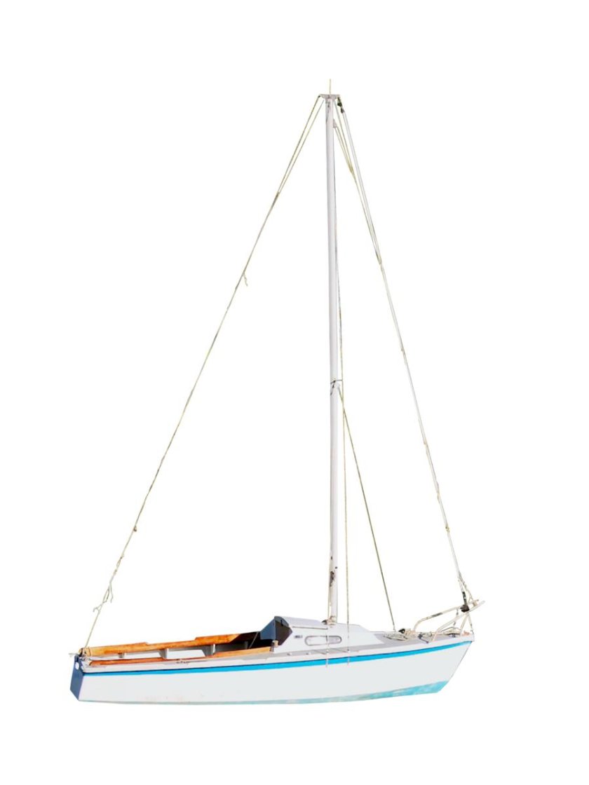 Яхта без фона