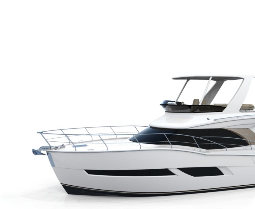 Яхта на белом фоне