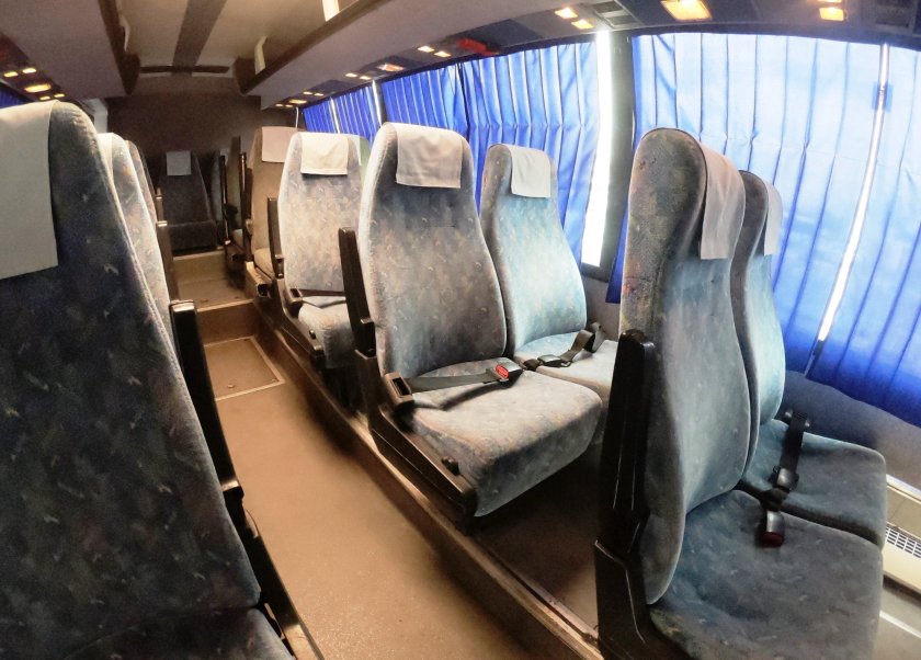Салон туристический автобус Скания