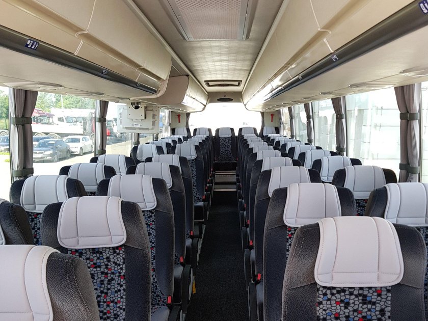 Салон туристический автобус Скания