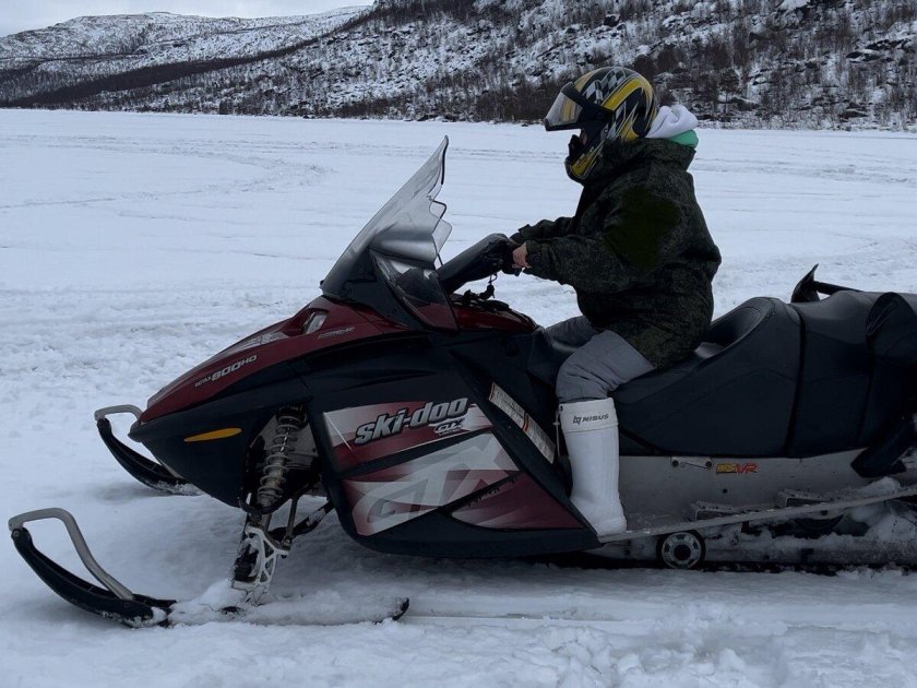 Катание на снегоходах