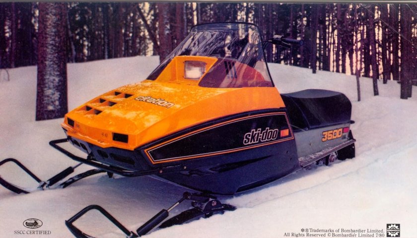 Скай Ду бомбардир снегоход
