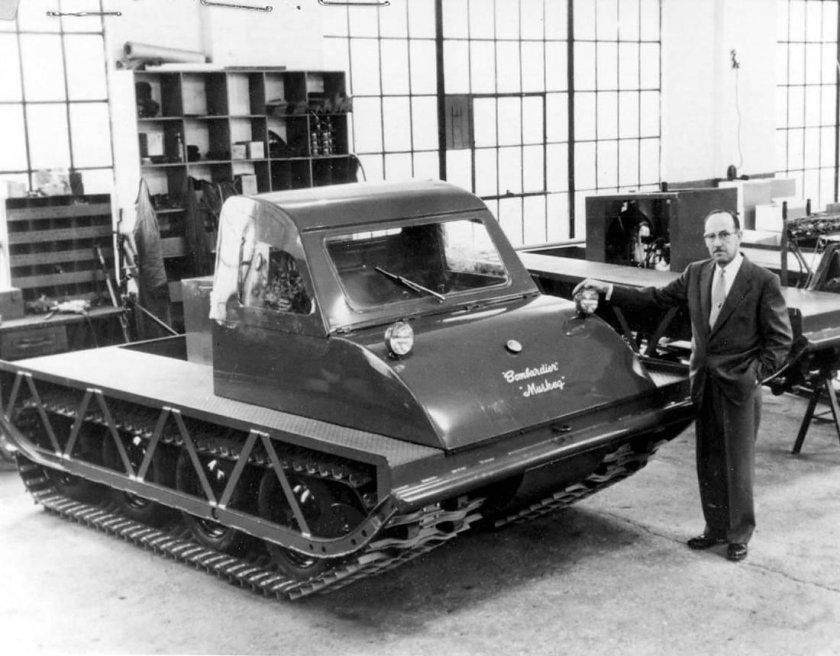 Жозеф-Арман Бомбардье снегоход