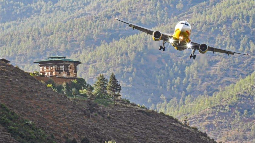 Аэропорт паро в бутане