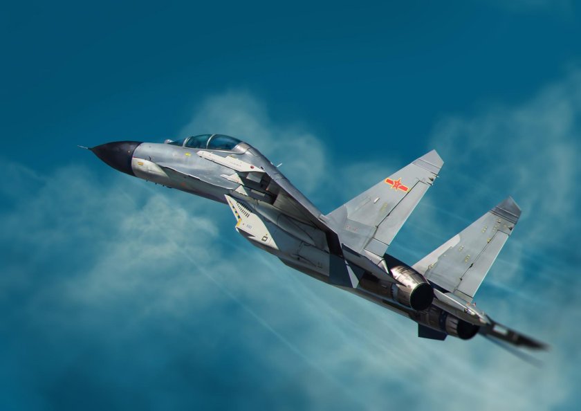Shenyang j-11 военный истребитель