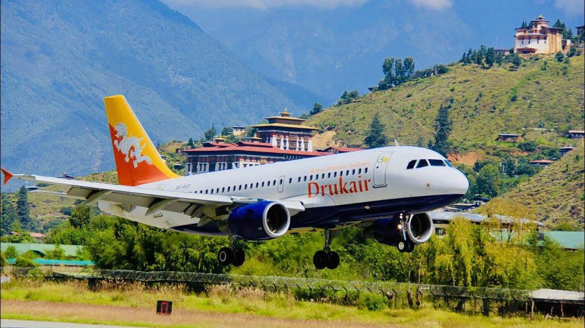 Аэропорт паро в бутане