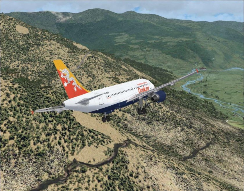 Bhutan Airlines a320