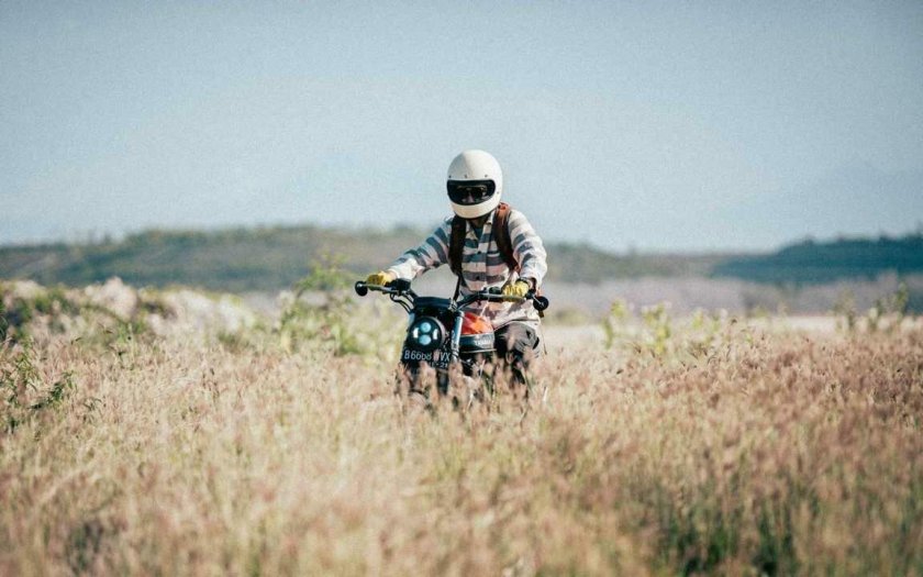 Мотоцикл на природе