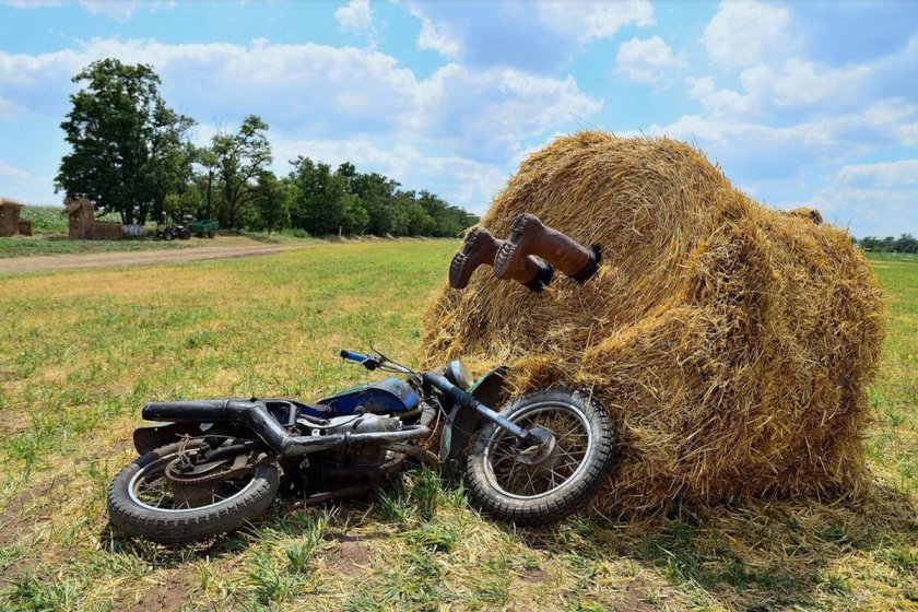 Фигуры из сена