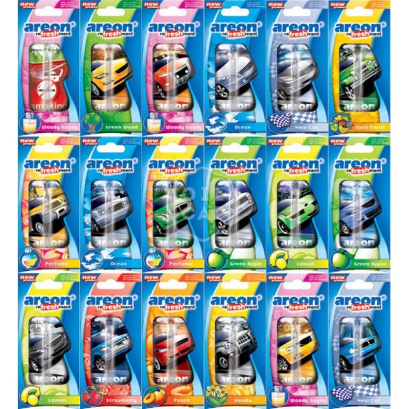 Ароматизатор на зеркало areon refreshment гелевый