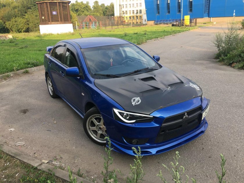 Лансер 10 сине зеленый