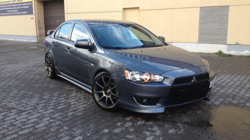 Митсубиси Лансер 10 цвет серый