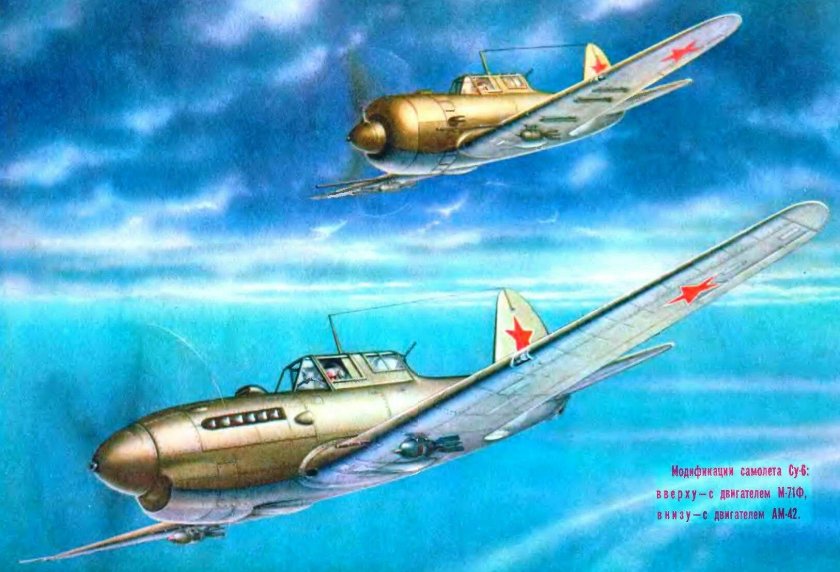 Штурмовик сухого Су-6