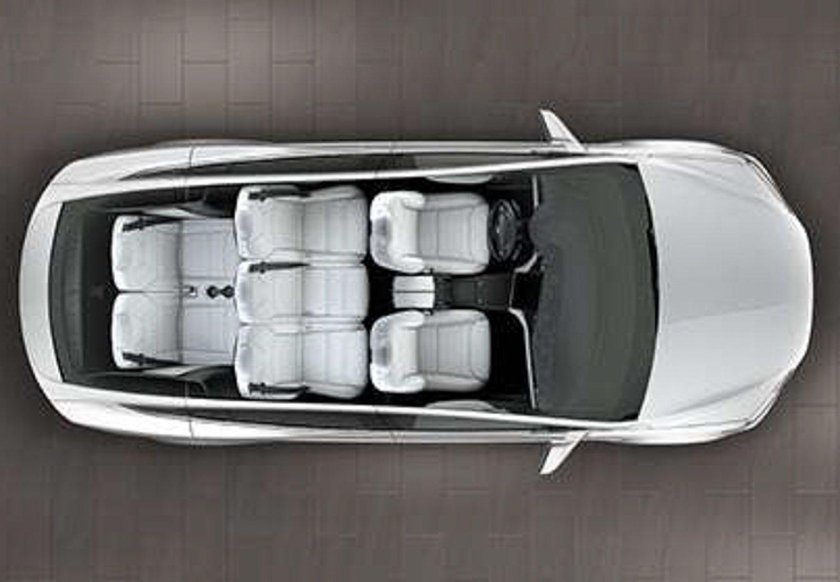Tesla model x 7 мест