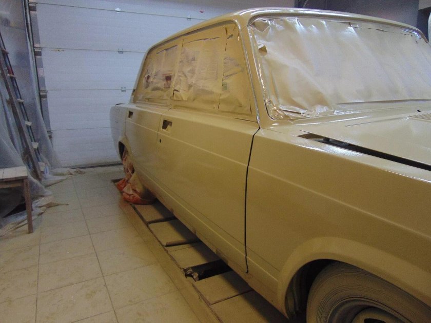 Краска 235 бежевая ВАЗ