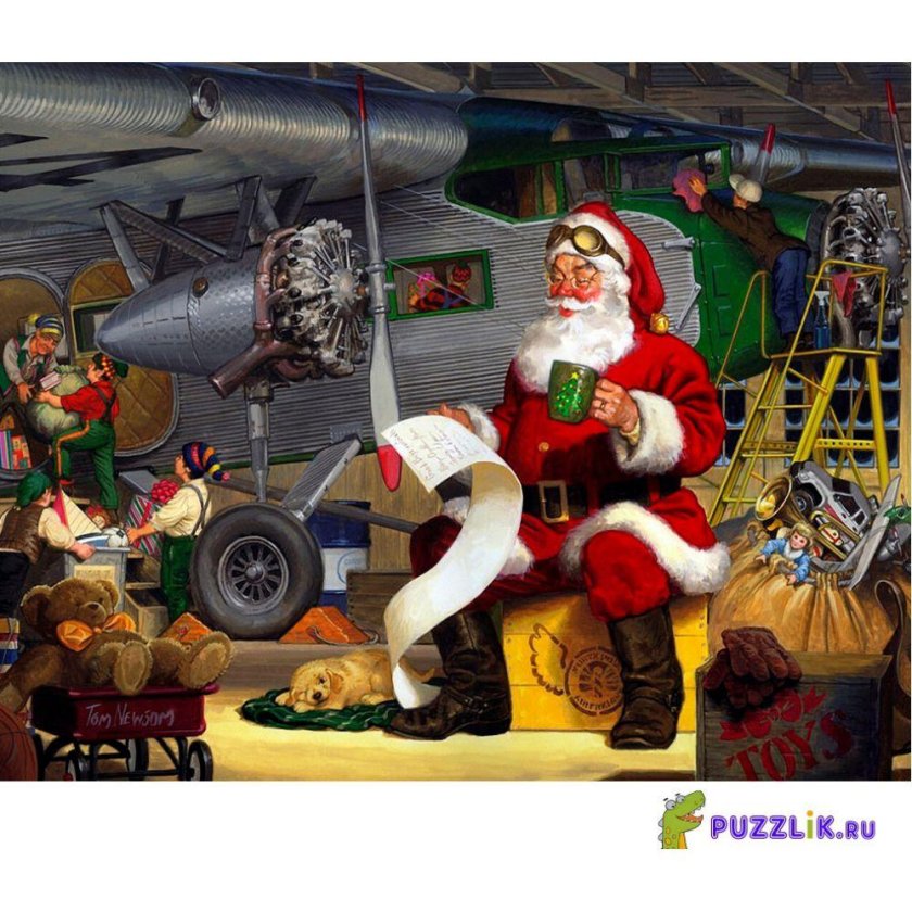 Художник Tom Newsom/новогоднее