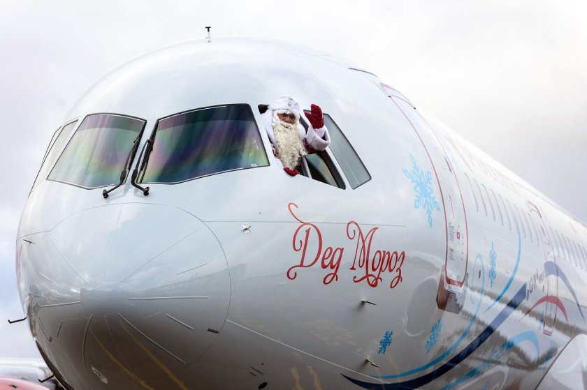 МС-21 В ливрее авиакомпании Россия