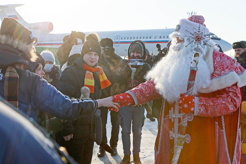 Военный дед Мороз майор