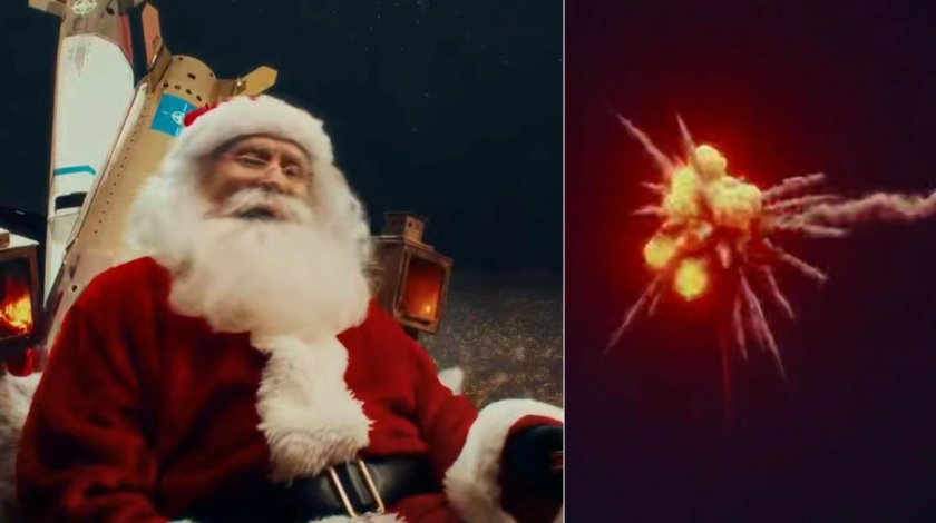 Деда мороза сбило пво