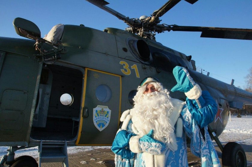 Новогодний вертолет