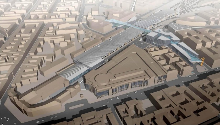 Вокзал ВСМ В Санкт-Петербурге проект