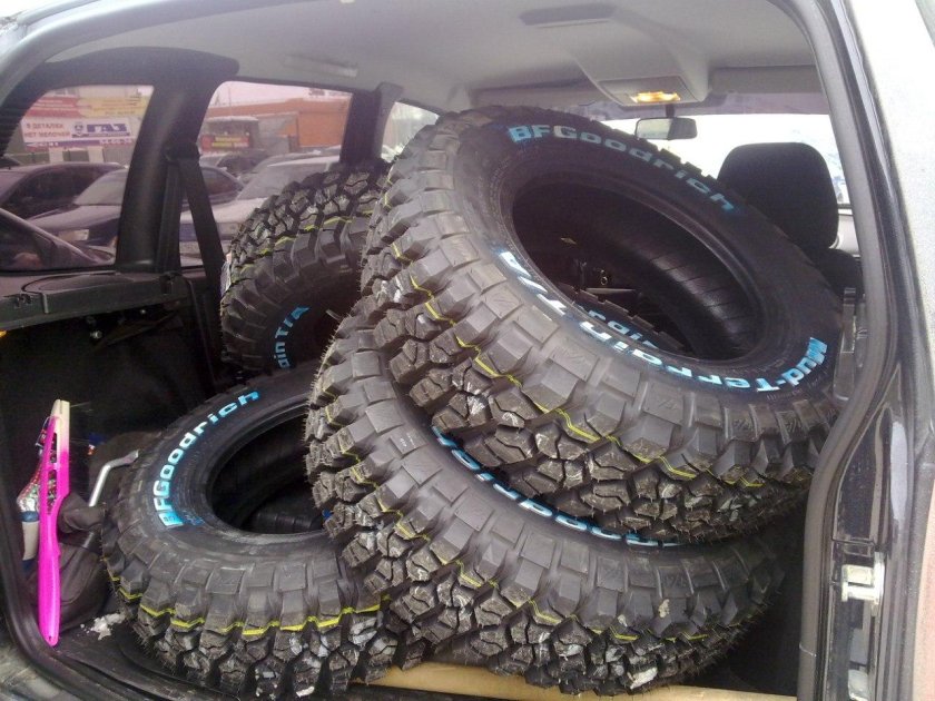 Грязевая резина на Шевроле Нива r16