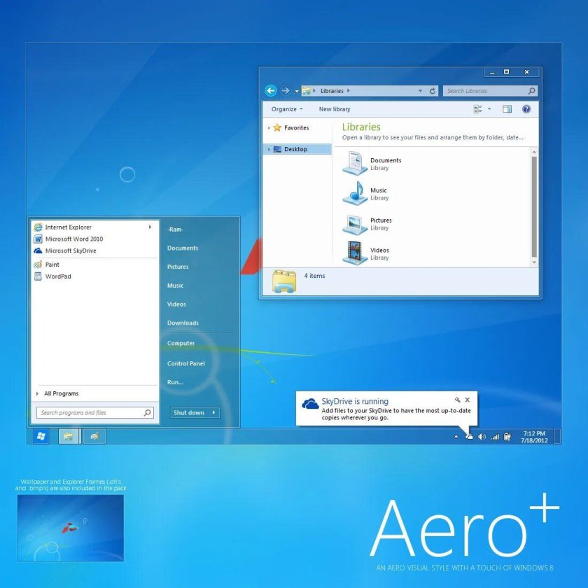 Windows Aero Windows 7
