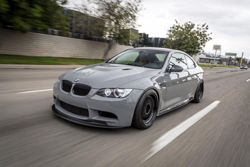 Grey BMW m3 e92