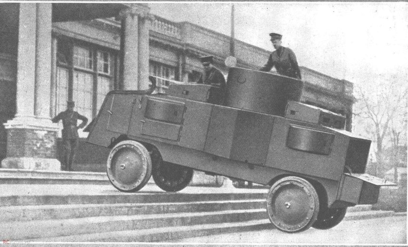 Рено ее-22 1915 бронеавтомобиль