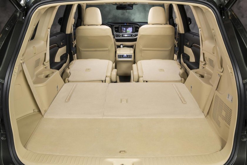 Toyota Highlander 2014 багажник