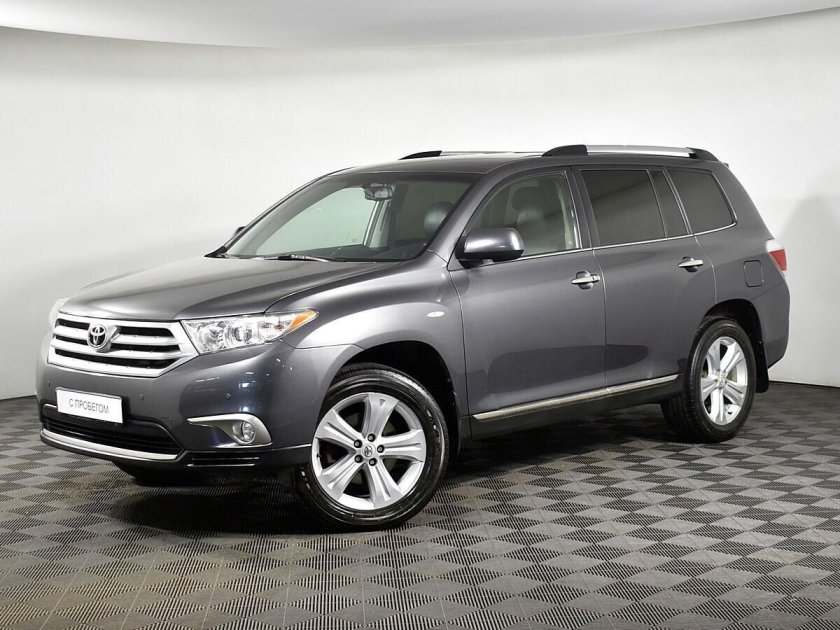 Тойота серая джип